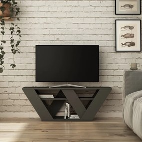 Pipralla antracitszürke tv állvány 110 x 40 x 30 cm