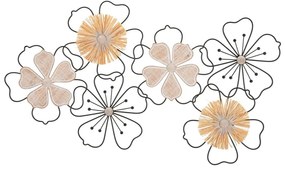 Fém fali dekoráció 75x42 cm Itis – Mauro Ferretti