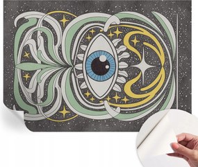 Öntapadós fotótapéta a konyhába Mosható Szimmetrikus szem 208x146 cm