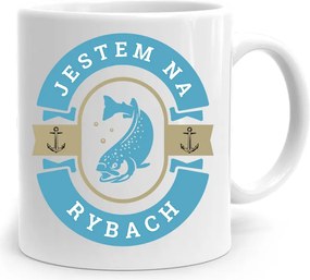 Horgász Ajándék Bögre Horgász Vagyok Horgászaton fényképes nyomattal