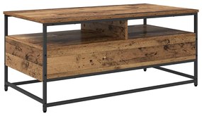 Dohányzóasztal fiókkal Régi fa 100 x 51 x 45 cm Faanyag