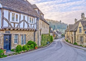 Poszter 70x50cm Kő házikók, Assaf Frank