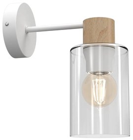 Milagro Fali lámpa MADERA 1xE27/60W/230V fehér/fa MI2040
