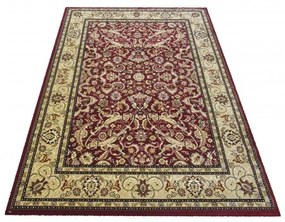 Minőségi vörös szőnyeg vintage stílusban Szélesség: 160 cm | Hossz: 220 cm