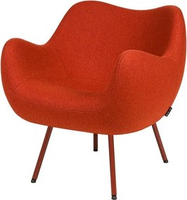 Piros gyapjú fotel RM58 – noo.ma