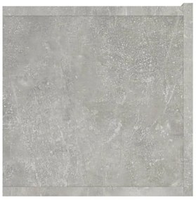 2 db betonszürke szerelt fa TV-szekrény 80 x 30 x 30 cm