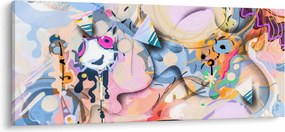 Kép - mesebeli absztrakció (120x50 cm)