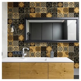 Wall Decals Azulejos Tiles San Juan 15 db-os falmatrica szett, 10 x 10 cm - Ambiance