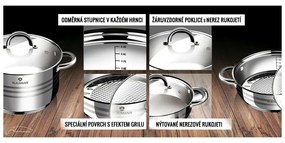 Blaumann 12 részes edénykészlet Gourmet Line