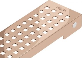 Mexen Flat M08 burkolat vonalmenti lefolyóhoz 90 cm, rózsaarany - 1625090