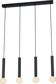 EGLO 98057 CORTENOVA Többágú Függesztett Lámpa Fekete E27 IP20