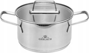 Indukciós fazék Gerlach rozsdamentes acélból Ambiente acél fedél 2,5l