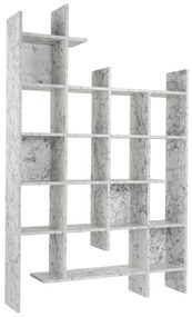 Könyvespolc Manco - Carrara Marble