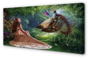 Canvas képek Fácán női erdő 100x50 cm