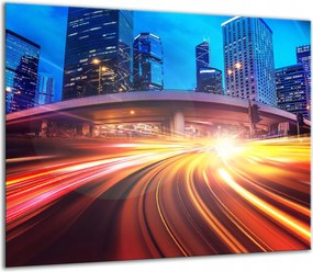 7in1 Üveg Tűzhelyvédő Főzőlap 60x52 Város