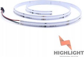 10m Cob Led szalag Digitålis Rgb+ww meleg fehér 16W 24V SK6812 840LED CRI90