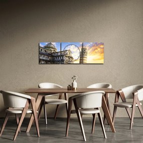 Kép - Pisa (órával) (90x30 cm)