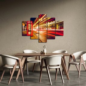 Piros londoni telefonfülke képe (150x105 cm)