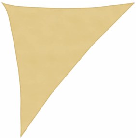 homokszínű 100% poliészter oxford szövet napvitorla 3x4x5 m