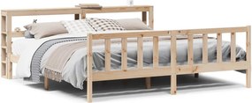 vidaXL tömör fenyőfa ágy matrac nélkül 200 x 200 cm