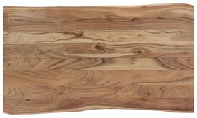 tömör akácfa étkezőasztal 140 x 80 x 76 cm