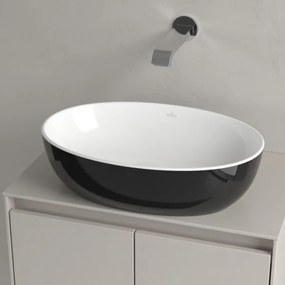 Villeroy & Boch 438848BCT8 - Süllyesztett mosdó ARTIS 48x32,5 cm kerámia/fekete