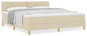 Box Spring Ágy Matraccal Krém 180x200 cm Háló