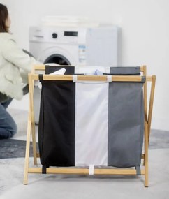 AKCIÓ Háromszínű szövets zennyestartó kosár CADORA II. osztály
