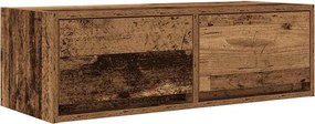 vidaXL antik fa színű szerelt fa TV-szekrény 80x31x25,5 cm