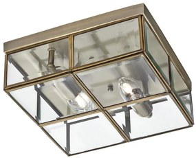 Searchlight 6769-26AB - Mennyezeti lámpa FLUSH 2xE14/40W/230V zöld