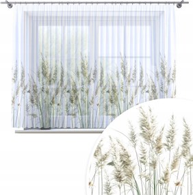 Függöny Kész 300x150 Fű Festett Őszi Szalag Béka Mintás 447