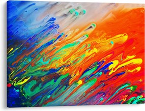 Kép - Színes absztrakció (70x50 cm)