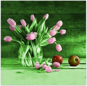 Poszterek 30x30 Zöld deszkák