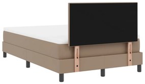 Ágykeret matraccal matracmal Cappuccino 120 x 200 cm Műbőr