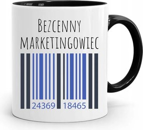 Marketingeseknek Marketing Bögre Fekete Ajándék fényképes nyomtatással