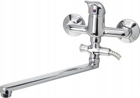 Wendy egykaros fali kád-zuhany csaptelep Sea-Horse ezüst