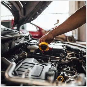 Poszterek 100x100 Autó műszaki ellenőrzés