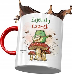 Piros Bögre Császár Kolléga Ajándék Nyomtatott Fotóval