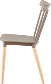 Étkezőszék, szürke/bükk, ZOSIMA