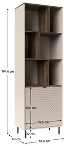 Regál Explicaba (kasmír + tölgy castello) . 1116330