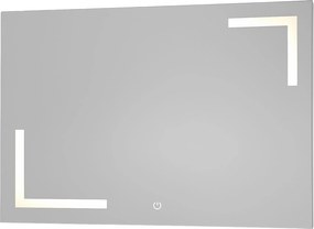 Aries Tükör 90x70 Kapcsolóval Led Világítás