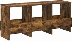 vidaXL Magazin állvány Füstölt tölgy 102 x 30 x 45 cm