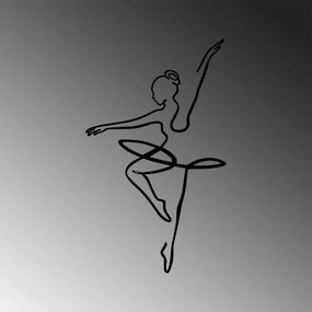Ballerina fém fali dekoráció, 70×0,15 cm