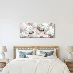 Kép - Rózsa virágok (120x50 cm)