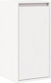 vidaXL fehér tömör fenyőfa faliszekrény 30 x 30 x 100 cm