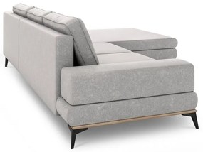 Planet világosszürke kinyitható sarokkanapé, jobb oldali - Windsor &amp; Co Sofas