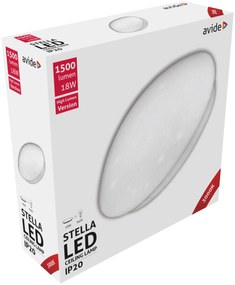 Avide LED Mennyezeti Lámpa Stella (Csillagos) 18W 330*100mm WW 3000K