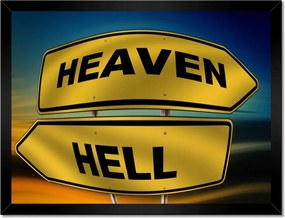 Poszterek keretben 40x30 Menny vagy pokol