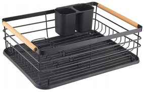 AKCIÓ Fém edényszárító AVERO fekete II. osztály