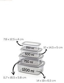 Tárolódoboz szett (8 db), 964frm5775